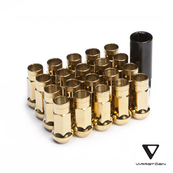 varrstoen lug nut chrome gold 24k