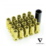 varrstoen lug nut chrome gold