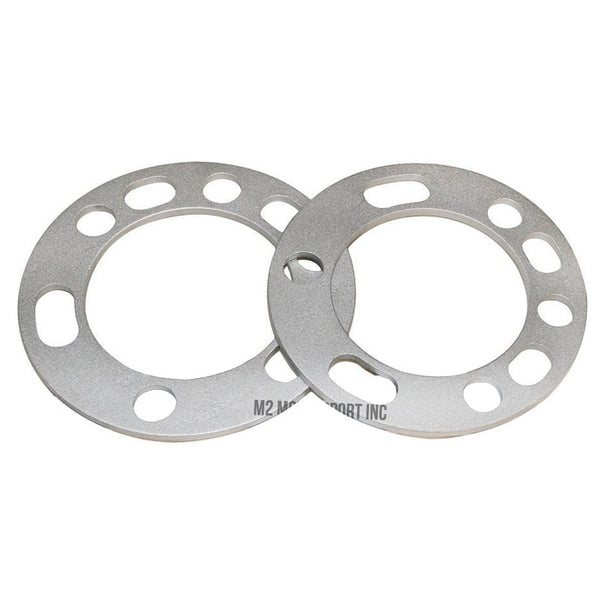 5 Lug & 6 Lug Wheel Spacer (0.25" 6mm) 5x5.5 5x135 5x139 6x5.5 6x135 6x139